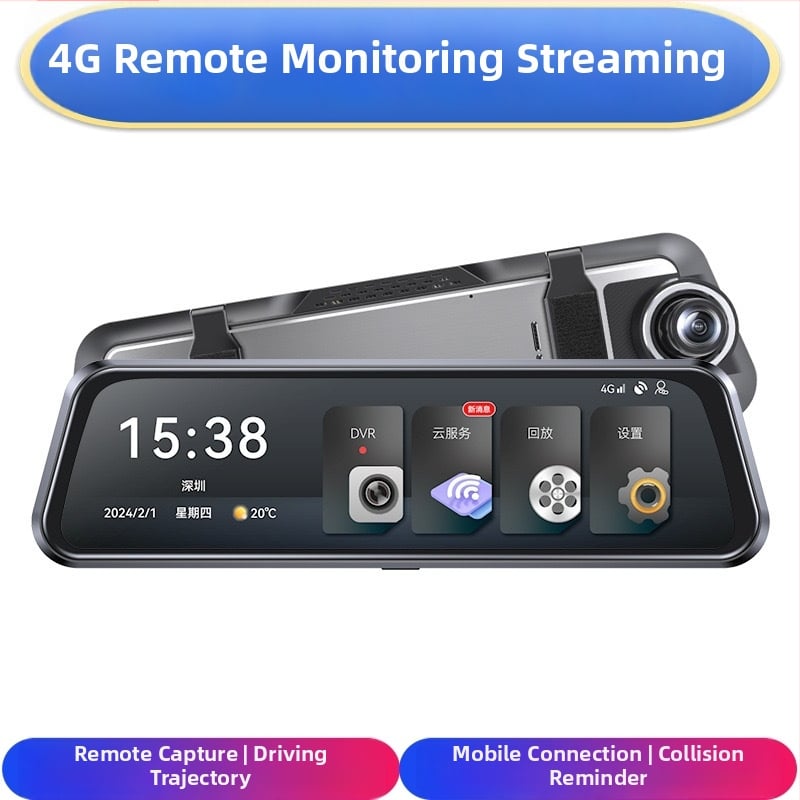 4G diaľkové monitorovanie so záznamom do cloudu, predná a zadná dvojkamera, GPS lokalizácia, 2160P rozlíšenie