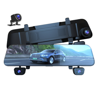 4-kanalni automobilni videorekorder s dodirnim zaslonom, naprijed i natrag snimanje, 1080p, 170° kut gledanja, Wi‑Fi