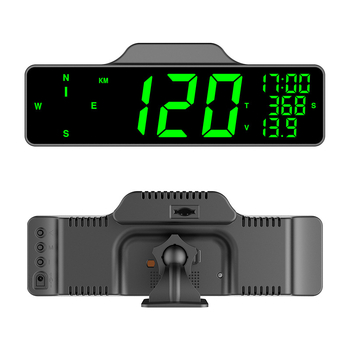 GPS HUD automašīnas displejs ar kompasu, ātruma mērītāju un odometru, modelis C3060, materiāls ABS+PC, barošanas avots DC, GPS signāls