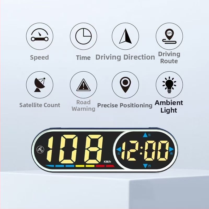 HUD auto galvenes displejs K-11 universālais Beidou GPS USB 130 g