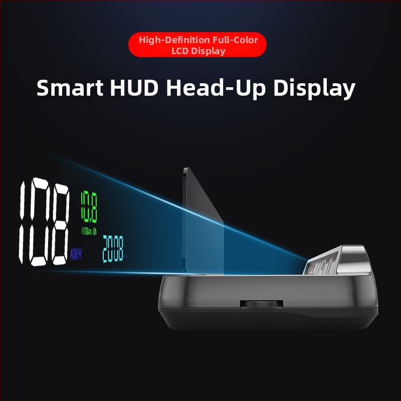 Auto HUD displejs MX Standard edition – barošanas avots caur OBD; ABS+PC; derīgs benzīna un hibrīdtransportlīdzekļiem