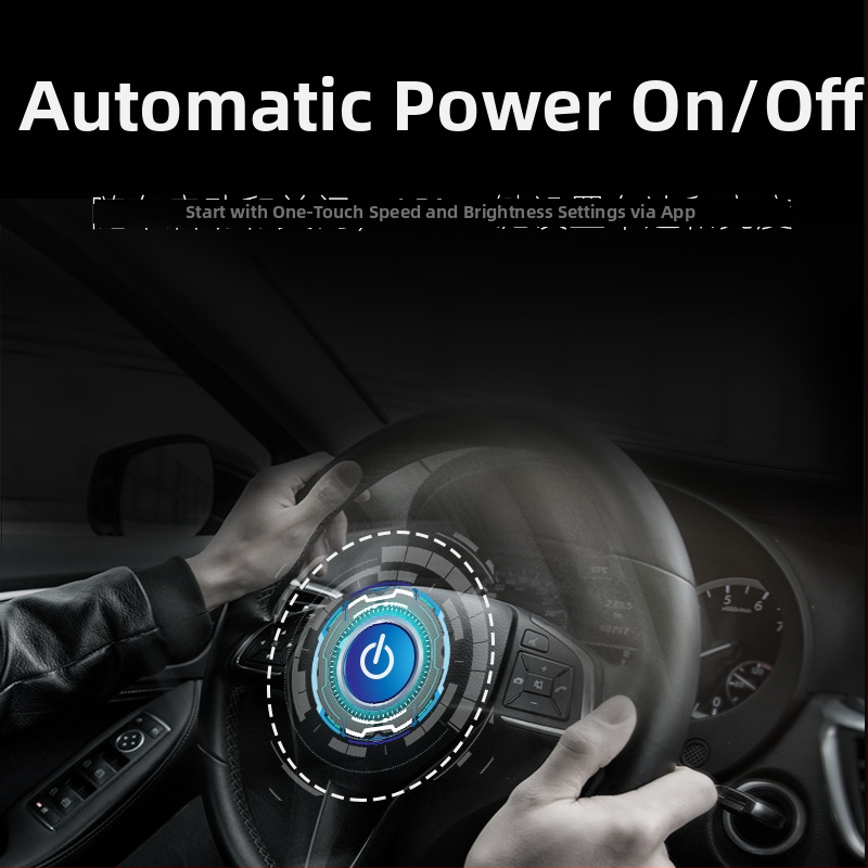 Auto HUD displejs MX Standard edition – barošanas avots caur OBD; ABS+PC; derīgs benzīna un hibrīdtransportlīdzekļiem