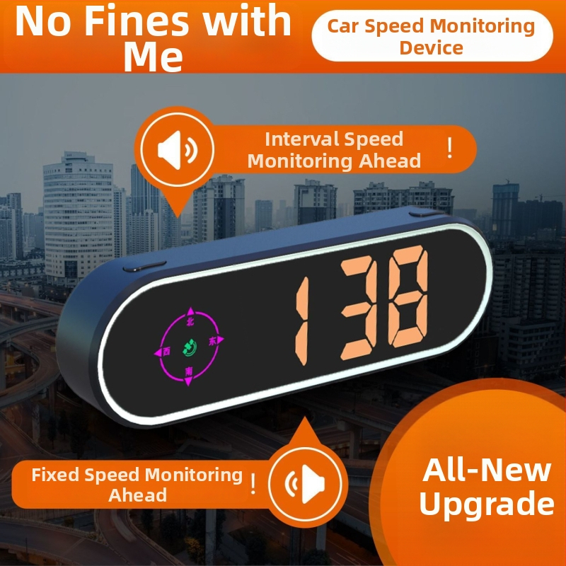 Automobiļa HUD (Head-Up Display) ar Beidou navigāciju, balsu brīdinājumiem, universāla saderība, 2025. gada modelis