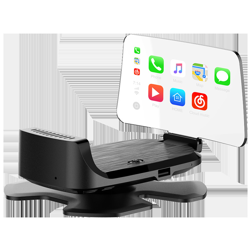 Automobiļu HUD displejs, modelis 1026y, izšķirtspēja 1600x600, ievades signāls: AHD, barošanas avots: plug-in, bezvadu tālvadība