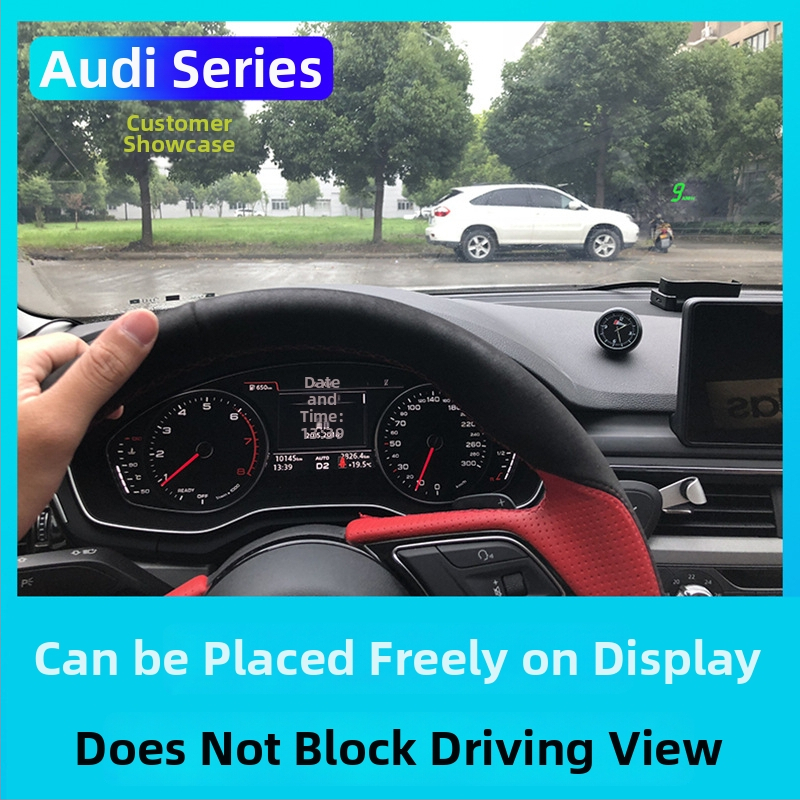 Yi Tu A100 OBD HUD displejs automašīnai ar LED ekrānu, 1296 izšķirtspēja, barošana no OBD