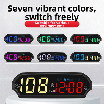 Saules enerģijas HUD displejs automašīnai ar radara ātruma mērītāju, bezvadu GPS, vienkāršs dizains — Zīmols AOEDI, Izcelsme Shenzhen, USB barošana, Svars 0,2 kg