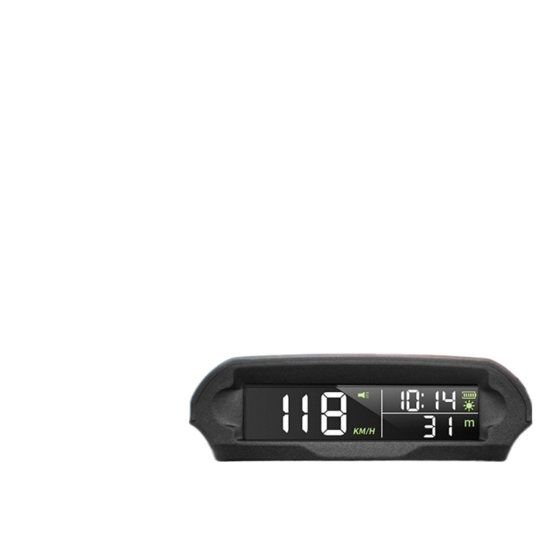 Auto HUD Head-Up displejs, saules enerģijas padeve, bezvadu GPS (ātrums, augstums, laiks)