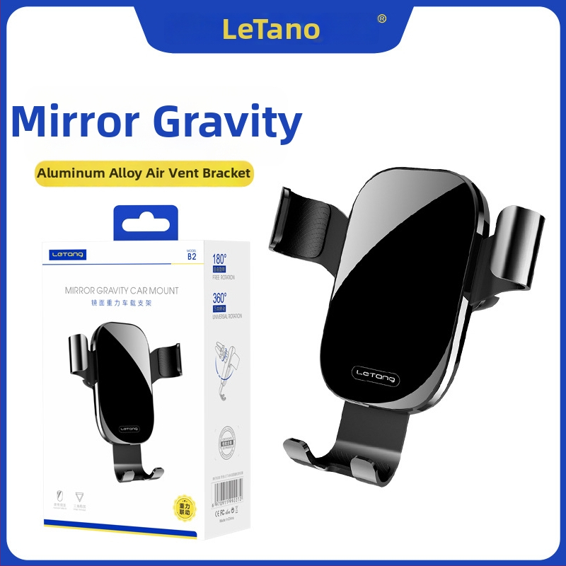 Le Candy gravitacijski držač za telefon u automobilu s pričvršćivanjem na ventilaciju, plastična konstrukcija, za navigaciju, pogodan za automobile i kamione