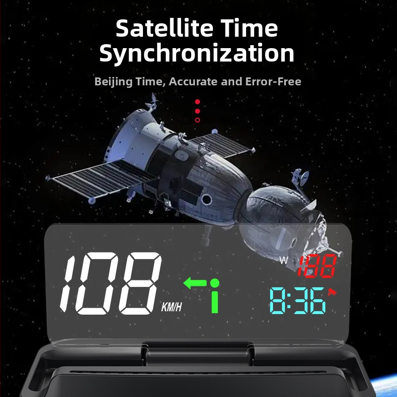 Automobiālais HUD MX-GPS, USB barošana, manuālā vadība, 58 g