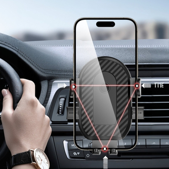 Držač za telefon u automobilu, univerzalni držač za ventilaciju automobila, horizontalna/vertikalna orijentacija, polimerm konstrukcija