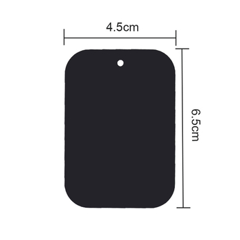 Perforirani magnetski list s matnom crnom završnom obradom, magnetske zakrpe kvadratnog i kružnog oblika, s 3M ljepilom za držač automobila