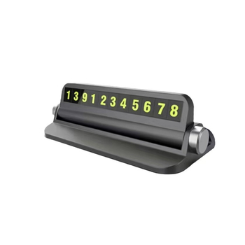 XHD držač za telefon u automobilu, Lazy Stand tip, plastičan, s skrivenim ID klipom i multifunkcionalnom karticom za parkiranje