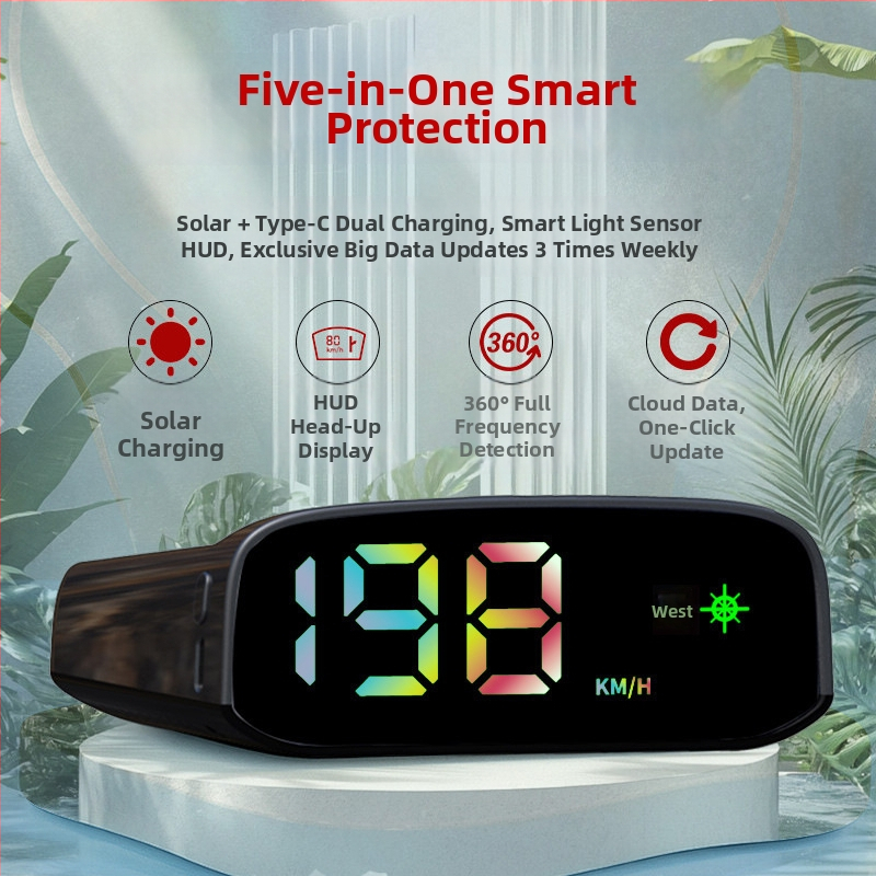 Ātruma mērīšanas ierīce ar saules enerģijas barošanu, manuāla vadība, svars 115