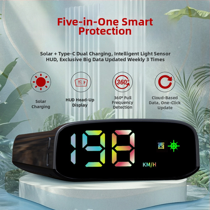 Ātruma mērīšanas ierīce ar saules enerģijas barošanu, manuāla vadība, svars 115