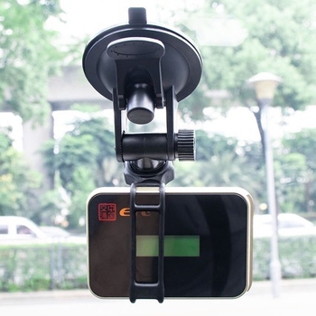 Auto držač s odvojivim OBU držačem, vakuumskom čašicom i ljepilom – plastika, opća namjena