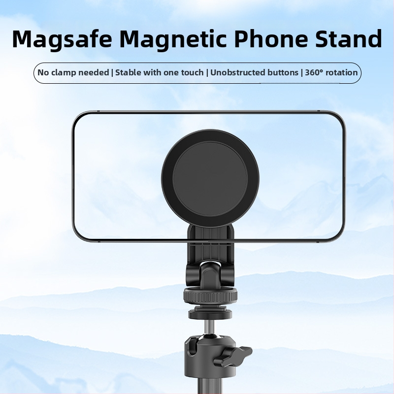Magesafe magnetski držač za telefon za cold shoe – Vlog, horizontalno/vertikalno nagibanje, prijenosni dodatak, NdFeB magnet ABS+PC