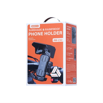 Remax držiak na telefón pre elektromobil — otáčateľný vodorovne aj zvisle, univerzálny; materiály: ABS + silikón + hardvér + TPU