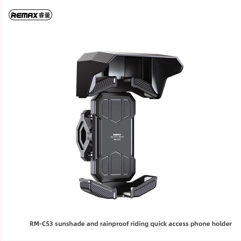 Remax držiak na telefón pre elektromobil — otáčateľný vodorovne aj zvisle, univerzálny; materiály: ABS + silikón + hardvér + TPU