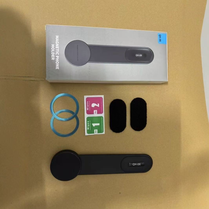 Auto držač za telefon u autu s ljepjivim Velcro trakom, ABS materijal, minimalistički stil, anti-shake funkcija, prilagodljiv
