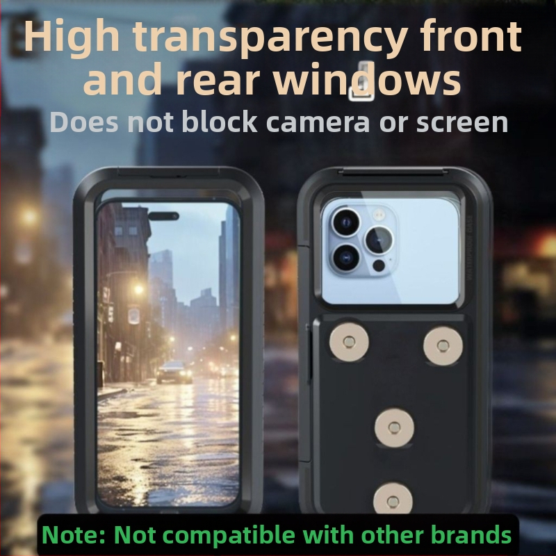 Magnetický držiak na telefón pre motocykle a elektrické vozidlá – ABS, jednoduchý štýl, prispôsobiteľný