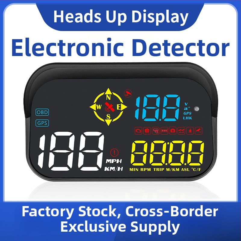 Automobiļu HUD M21 — Universāls, OBD ievade, OBD barošana, HD izšķirtspēja