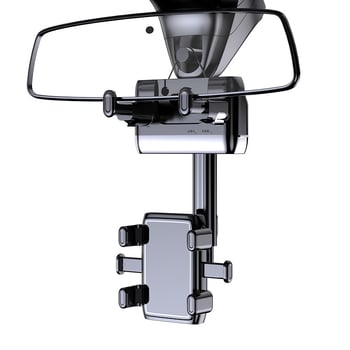 Държач за телефон за огледало на автомобил с въжен дизайн – универсален AR навигационен държач, монтаж със щипка, с възможност за персонализация