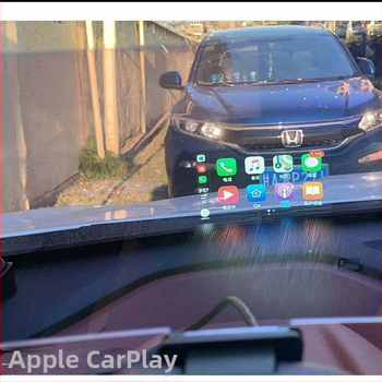 CarPlay HUD piederums ar baterijas barošanu un citu vadības režīmu