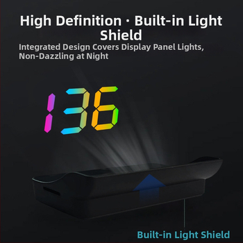 Chi weng HUD ar stikla projekciju automašīnai – USB barošana, svars 1 g
