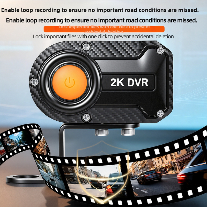 DVR za motocikl – model Mtdvr01, kut snimanja 120°, 300000 piksela, podržava SD karticu do 32 GB, težina 165 g