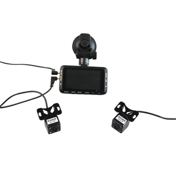 DV168 Dvostruki objektiv za motocikl – kamera za vožnju, 140° kut snimanja, 12MP, do 32 GB, USB/HDMI