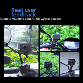 L3 vaizdo registratorius motociklui / elektriniam transportui, 140° matymo kampas, 2MP, TF kortelė, 256