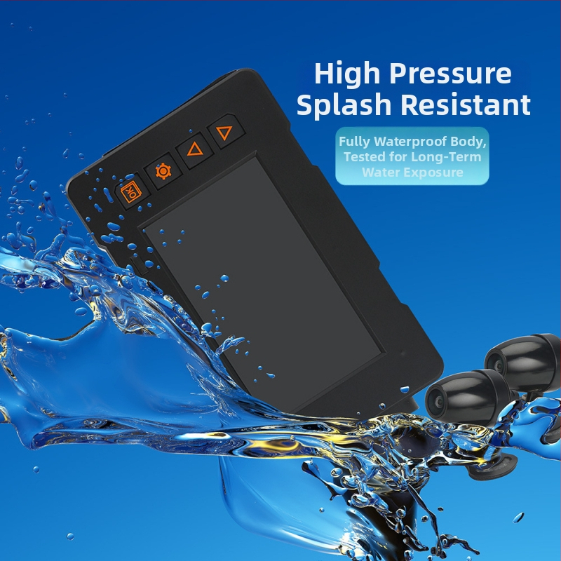 M7 mootorratta dash cam topelt ees- ja tagant registreerimisega, 170° vaateväli, Wi‑Fi, TF kaart kuni 256 GB