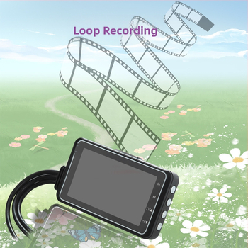 Motociklo įrašymo kamera M2 – 1080P, WiFi, priekinis ir galinis dviejų objektyvų, 170° matymo kampas