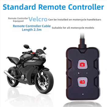 Motociklo įrašymo kamera M2 – 1080P, WiFi, priekinis ir galinis dviejų objektyvų, 170° matymo kampas