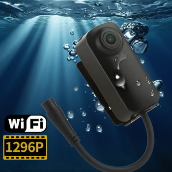 Motociklų ir paspirtukų vaizdo registratorius, 1296P, 170° matymo kampas, ciklinis įrašymas iki 8–128GB, maitinimas 8–35V, vandeniui atsparus su WiFi