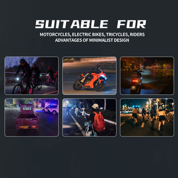Motociklų ir paspirtukų vaizdo registratorius, 1296P, 170° matymo kampas, ciklinis įrašymas iki 8–128GB, maitinimas 8–35V, vandeniui atsparus su WiFi