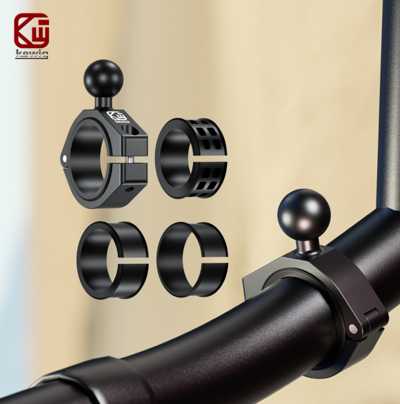 Keweige C Series UTV държач за телефон върху рол бар, алуминиева сплав, фиксирана скоба, монтаж за камера/регистратор