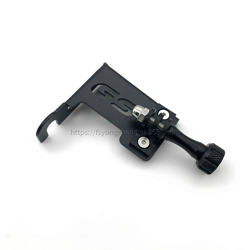 Motocikla kamera un navigācijas stiprinājums BMW R1200GS/R1250GS — alumīnija sakausējums, aizsargājošs korpuss, pielāgota apstrāde