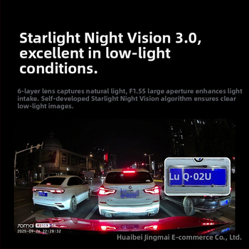 M310X dash kamera, 3K, 1600p, 140° kut gledanja, Wi‑Fi, noćni vid