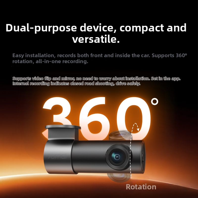 M310X dash kamera, 3K, 1600p, 140° kut gledanja, Wi‑Fi, noćni vid