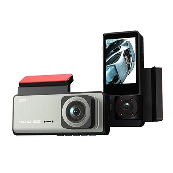 A7WiFi 1080P automobilni DVR s tri objektiva: prednja, unutarnja i stražnja, 2 inča zaslon
