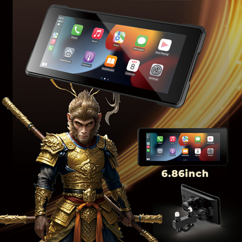 M530 motociklo vaizdo registratorius su priekinėmis ir galinėmis kameromis, belaidis CarPlay, naktinis matymas, atsparus vandeniui