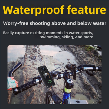 Akciókamera 1080p videó, 1,4 hüvelykes érintőképernyő, széles látószögű objektív, Wi‑Fi, microSD tárhely