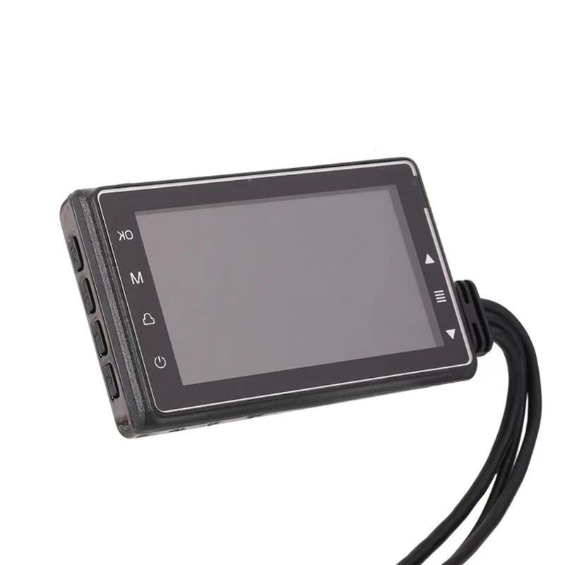 SE600 motociklų vaizdo registratorius su dviguba objektyvu, atsparus vandeniui, 120° matymo kampas, 3MP