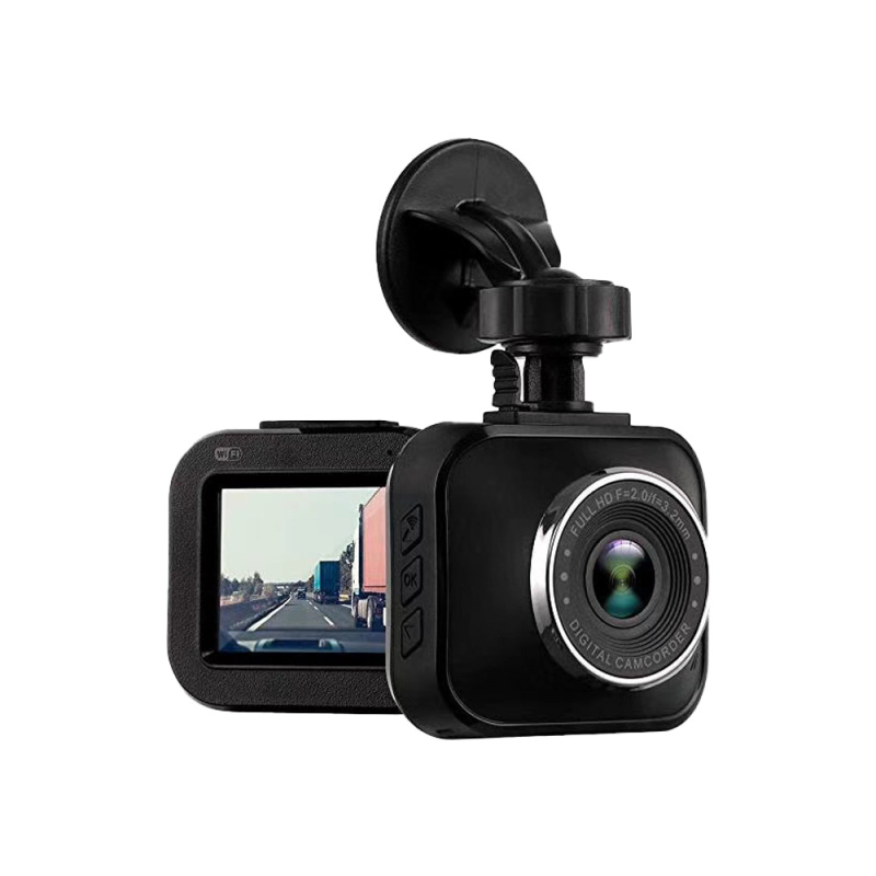 Mini dash cam s Wi-Fi i povezanošću na mobilni telefon, automobil kamera s 140° širokim kutem i sigurnosnim značajkama