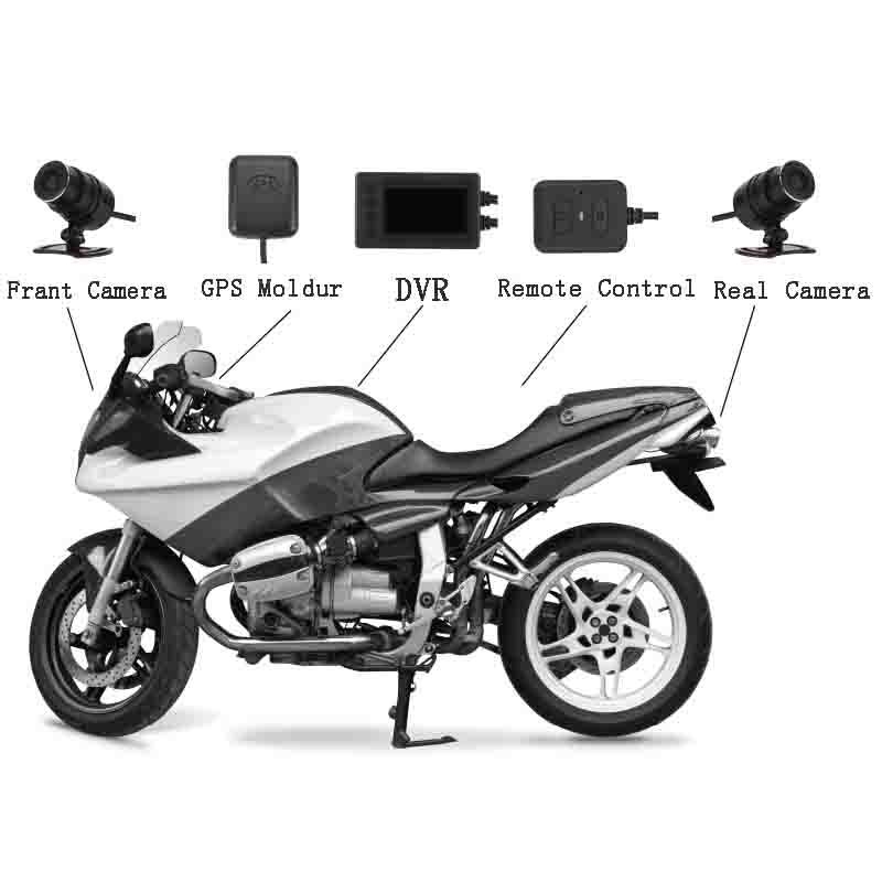 M580 motociklistički DVR, 12 MP, 170° širokokutni snimanja, podrška do 64 GB TF kartice, WiFi s aplikacijom, GPS, USB prijenos podataka, 12V napajanje