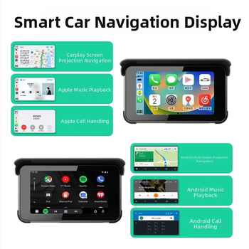 KT80 kamera za motocikl s bežičnim CarPlay, navigacijom i TPMS — 2K HD snimanje