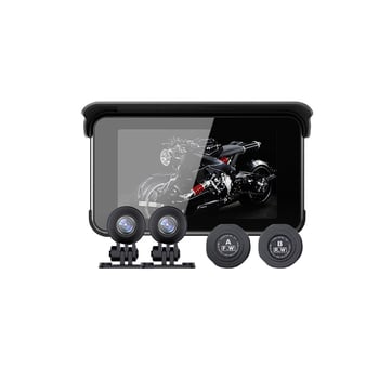 KT80 kamera za motocikl s bežičnim CarPlay, navigacijom i TPMS — 2K HD snimanje