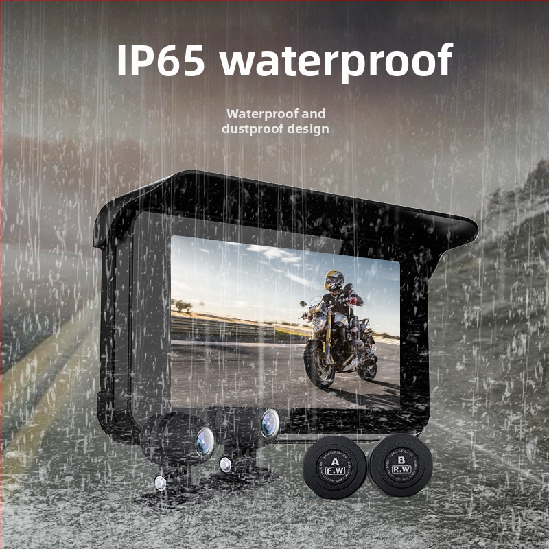 KT80 kamera za motocikl s bežičnim CarPlay, navigacijom i TPMS — 2K HD snimanje