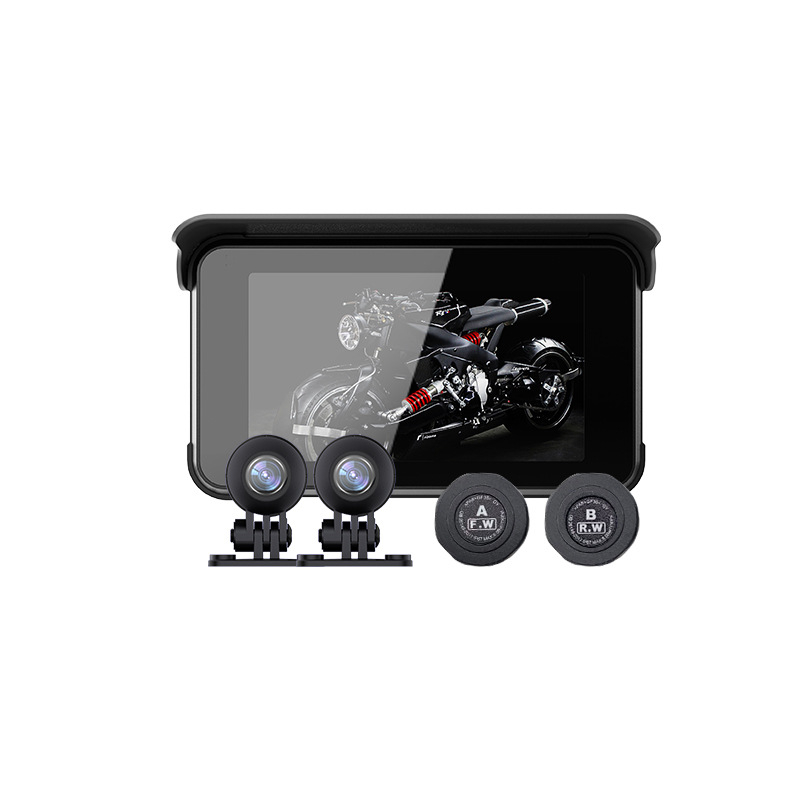 KT80 kamera za motocikl s bežičnim CarPlay, navigacijom i TPMS — 2K HD snimanje